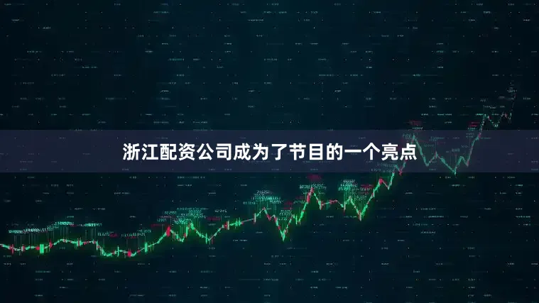 浙江配资公司成为了节目的一个亮点